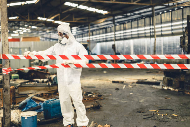 Professional Biohazard technician working in Bishop, CA